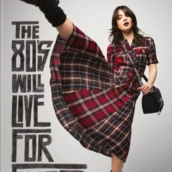 Desigual.ROSADA.checked. Dress - Picture 6 of 11